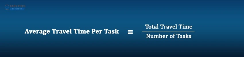 Average Travel Time Per Task Calculation Method